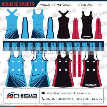 Custom plus size netball dresses,casual netball uniforms