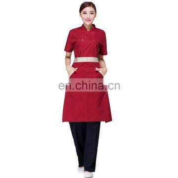 2015 OEM Factory Fashion Red Hotel Reception Uniform Design photo-2