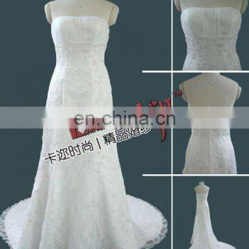 EB709 gorgeous new fashion custom-made off white lace bridal wedding dress bridal gown wedding gowns