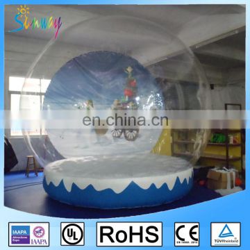 2017 giant inflatable human size snow globe on top sales