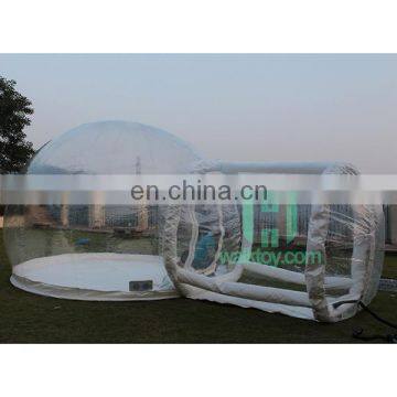 Hola 0.6mm PVC inflatable transparent bubble tent, china inflatable tent manufacturers