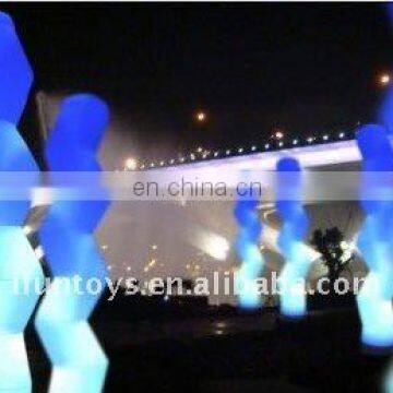 LED inflatable curve decoration