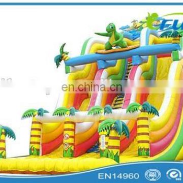 new design inflatable tree slide inflatable dinosaurian slide inflatable slide with forest and dinosour