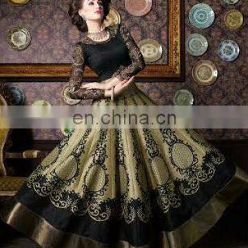 Party wear black beige elegant floral suits for girls and woman