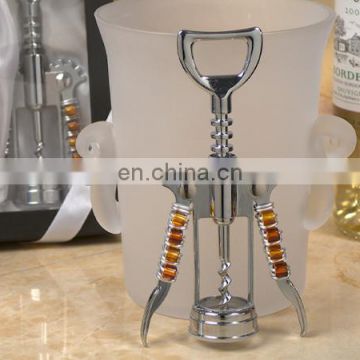 Golden Brown Glass Bead Wine Opener Favors