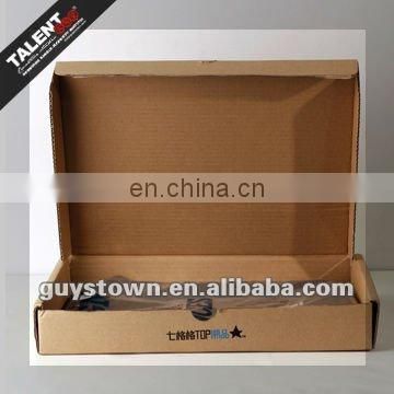 custom Detachable printed thin Kraft paper shopping box for garment