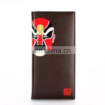 NEW UNIQUE CHINA CULTURE FEATURE CUSTOM PRINT LEATHER WALLET