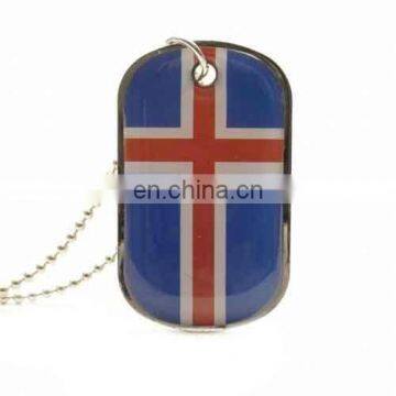 metal country flag enamel pet tags