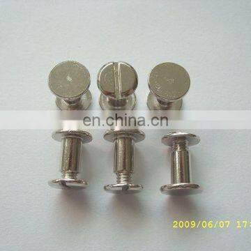 Custom wholesale price special book binding post menu screws