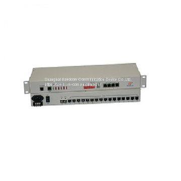 16 E1 + Ethernet PDH Fiber Multiplexer