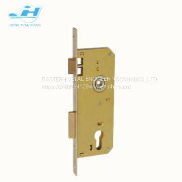 945 series Wooden door lock body mortise lock body three roundbolts cylinder hole good quality hot sales in Middle East