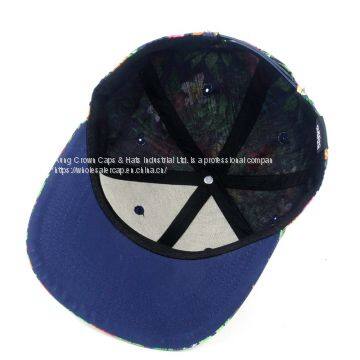 China Acrylic 6 Panel Black Custom 3D Embroidery Snapback Hats photo-4