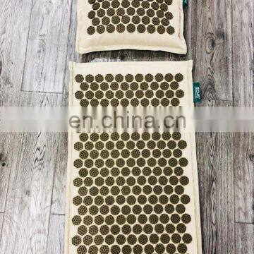 Shakti Acupressure Therapy Mat Massage Spike Mat Set of Massage Pillow and Massage Mat photo-2