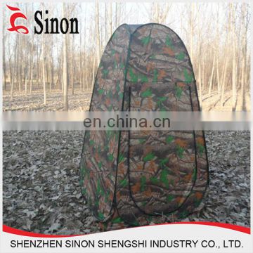 China Manufacture Camouflage Private Pop Up Toliet Tent and Camping Shower Tent