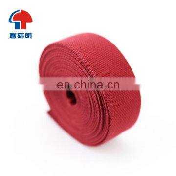 Hot sale 100% cotton webbing  yoga strap cotton ribbon