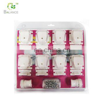 Baby Safety Magnetic Cabinet Lock Set Include 8 Locks+2 Keys