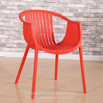 DC-6041 Topwell Modern Design Plastic Chair Dining Chair Round Back Chair