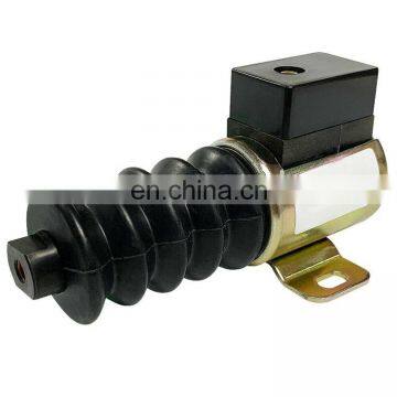 12V Pull Solenoid Switch 40700092 RP2307B with 3 Terminals for Diesel Engine