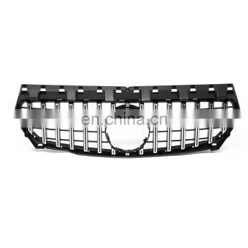 Front GT R Grille Grill 2013-2015 For Mercedes Benz W117 R117 CLA250 CLA45 AMG