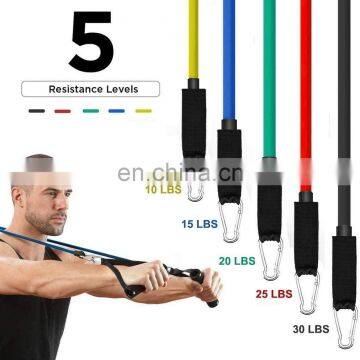 Custom Logo Camo Thick Resistance Band 11 Pcs Elastic Fitness Resistant Band
