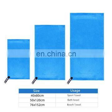 High Quality Absorbent Light Weight Fast Drying Microfiber Beach Towel Outdoor Sports Towel photo-2