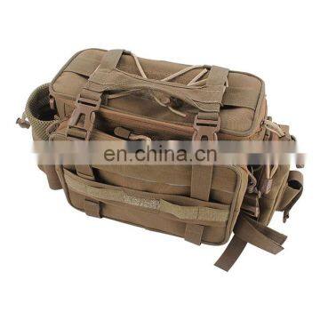 Heavy Duty Camo Oxford Carrier Fishing Bag With Shoulder Strap And Water Bottle Holder