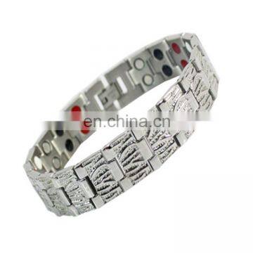 Black Plated Energy Elements Bio Healing Women Magnetic Bracelet for Arthritis photo-2
