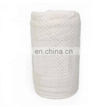 Flannel Fleece Throw Blanket Super Soft Waffle Textured Patterns Warm Lightweight Blanket for Bed Couch photo-5