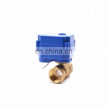 CWX-60P 6NM 12v 120v Orange Suppliers 2/3 Way Dn32 Brass Electric Ball Actuated Valve photo-4