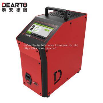 50 to 1200 deg C dry block well type temperature calibrator