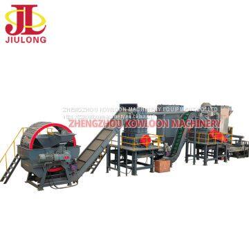 Popular selling waste rubber recycle shredder machine  tire waste recycling plant