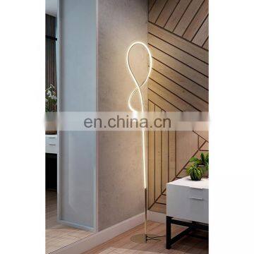 New Products 2019 Floor Lamp Modern Acrylic,Metal+silica Led Floor Lamp