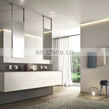 Frameless Oval Bathroom Large Silver Mirror Sheet Glass