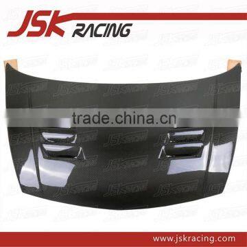 JS-1 STYLE CARBON FIBER HOOD BONNET FOR 2006-2009 HONDA CIVIC FD2 4D (JSK120307)