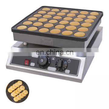 New Design Snack Machine Electric Pancakes Machine 36pcs Commercial Mini Pancake Maker Olandesi Poffertjes Grill