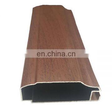 Shengxin wood grain finish aluminum hollow profile for decoration