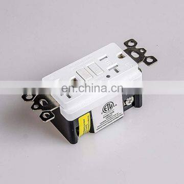 TOPELE 20Amp GFCI Outlet, Indicator With LED Light, Nylon Wall Plate and Screws Included Wall Electric Sockplastic Socket Shell photo-3