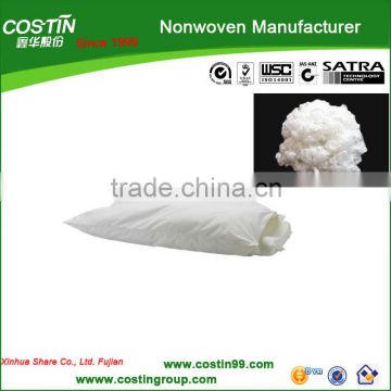 Colored polyester staple fiber for pillow filling