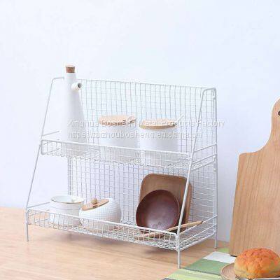 Multi-Functional Kitchen Shelf /Desktop Storage Shelf For Kitchen, Pantry, Bathroom, Laundry Room photo-4