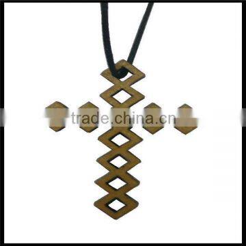 Religious Wooden Cross Pendant