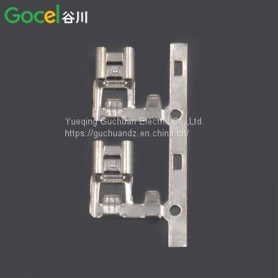 6.3 Flag Plug Spring Horizontal With Brass Tin Plated Terminal Block 250 Flag Plug Spring Plug-in Connector photo-4