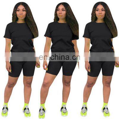 2020 Hot Sale Fashionable Soft, 5XL Plus Szie Casual Clothes Women Workout 2 Pieces Set Plus Size Women Clothing/ photo-4