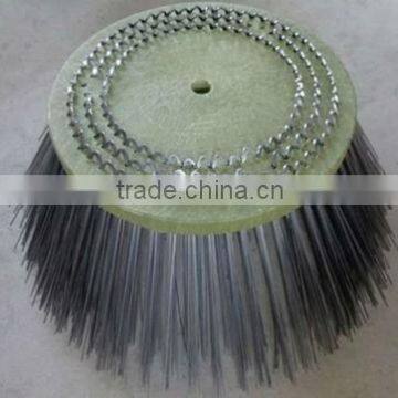 Powerful steel wire brush