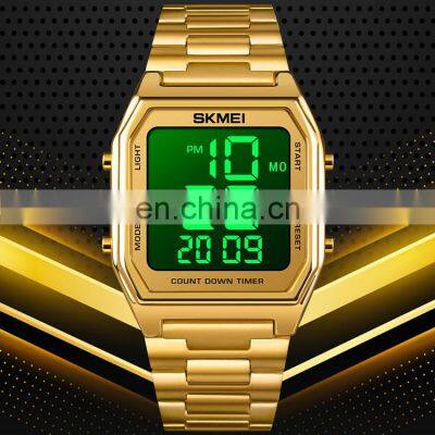 SKMEI 1735 Custom Logo Gold Watch Relojes Para Hombre Wrist Watches For Men