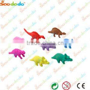 3D dinosaur eraser