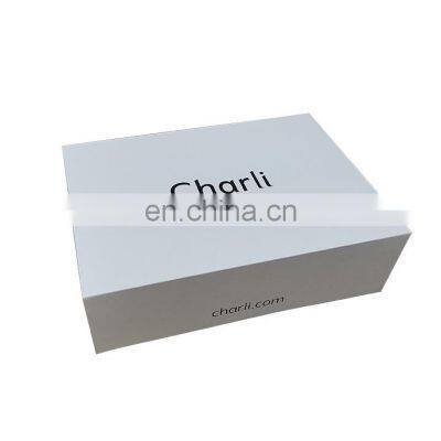 Custom Empty Magnetic Flat Pack Folding Paper Storage Packaging Box Foldable Cardboard Gift Box With Ribbon photo-3