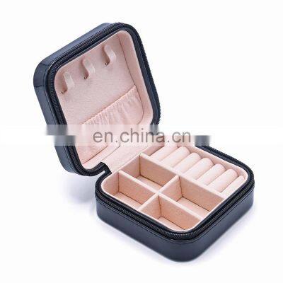 Factory Wholesale Multi-functional Large Capacity Cosmetics Box Portable PU Jewelry Storage Box photo-4