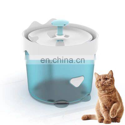 Stainless steel pet fountain manufacturDrink well 1.4L Cat water fountain with Intelligent pump and LED Indicator Pet Water Bowl