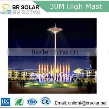 Factory Price Hot-dip Galvanized Steel Q235 High Mast Lighting Price in India