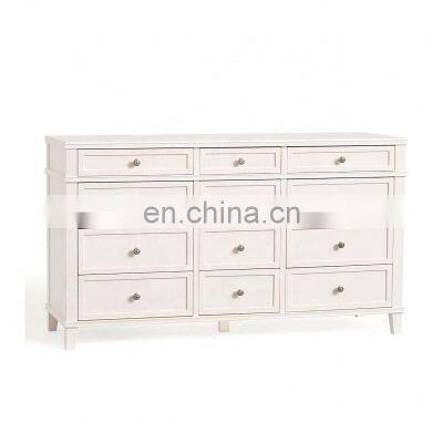 Extra Wide Simple Pattern Wooden Dresser With Spaciours Drawers for Bedroom photo-4